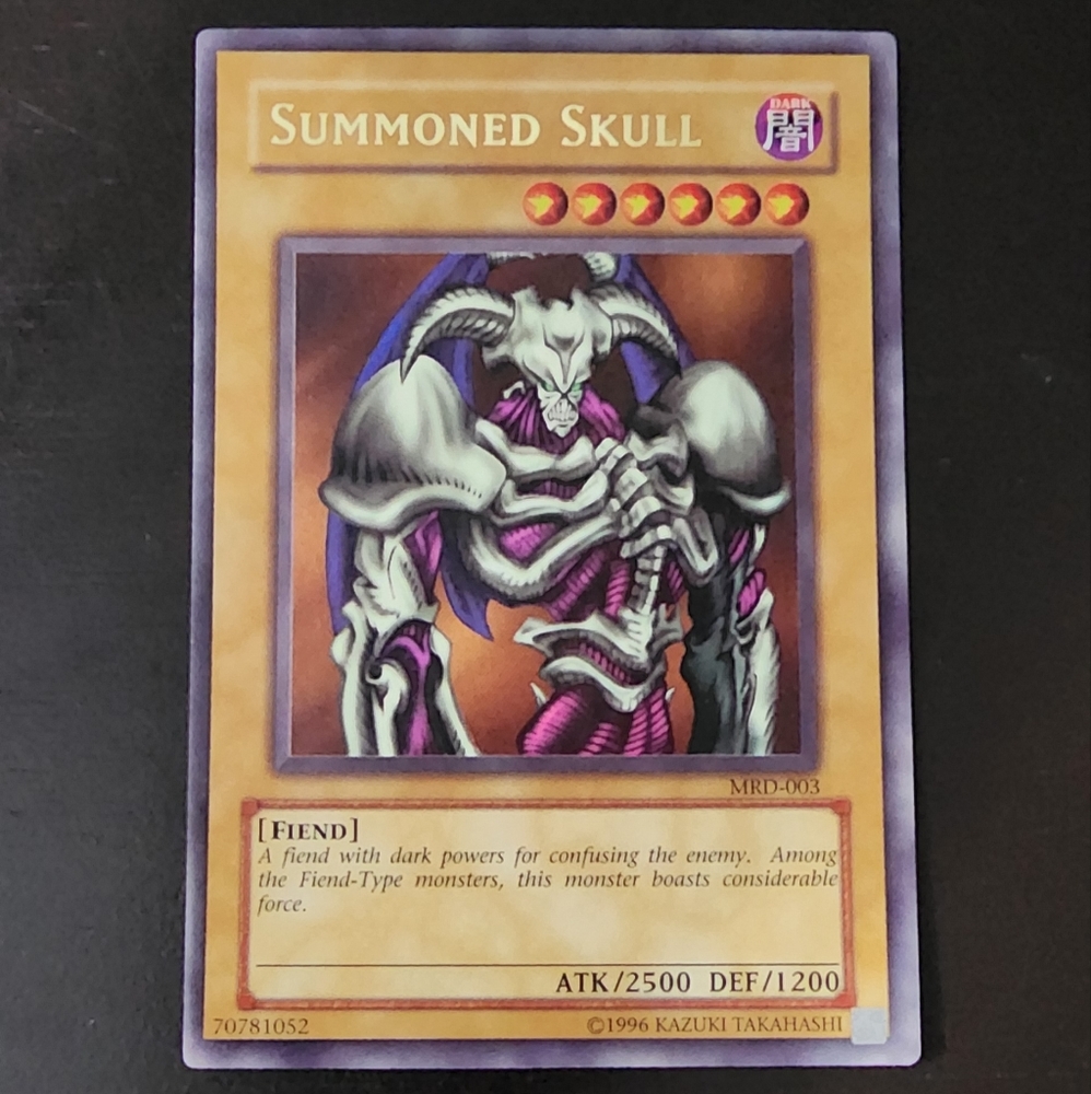 Yu-Gi-Oh! Summoned Skull card MRD-003